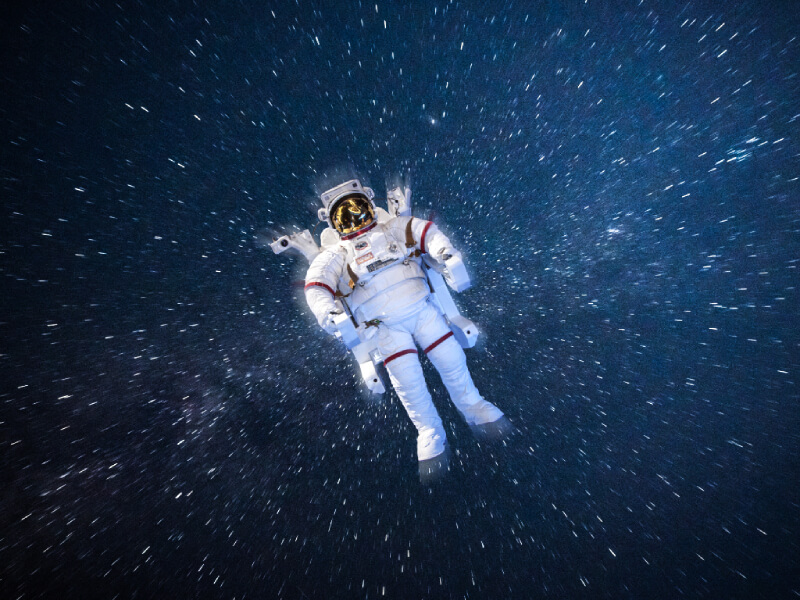 Astronaut in space